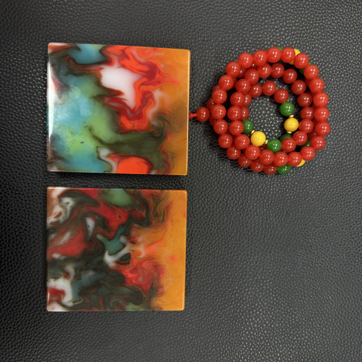  时尚雪山无事牌项链（多样性拍一发一）