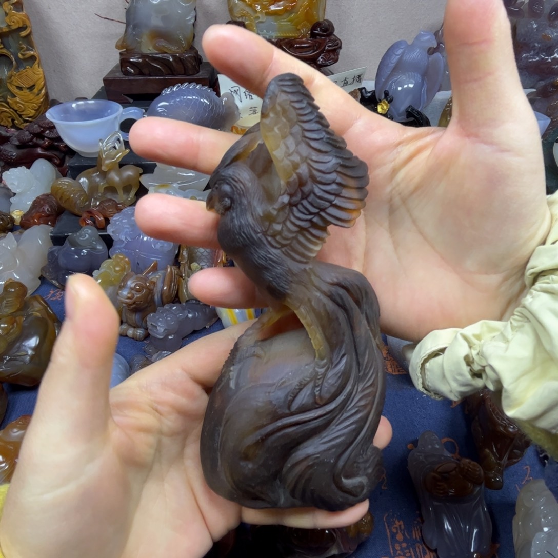 顽***头玛瑙/玉髓未镶嵌珠宝奇石