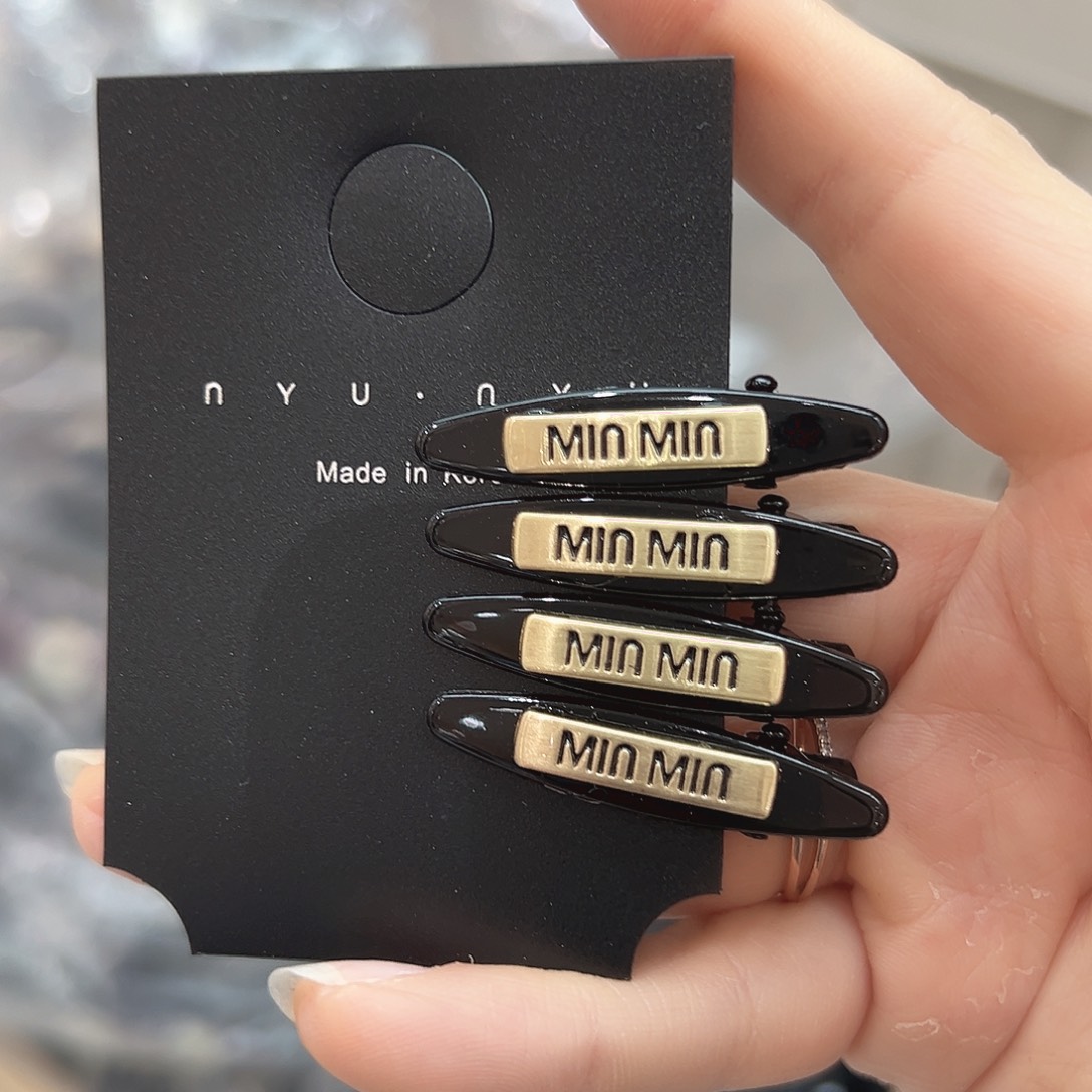 非金属金色字母小鸭夹