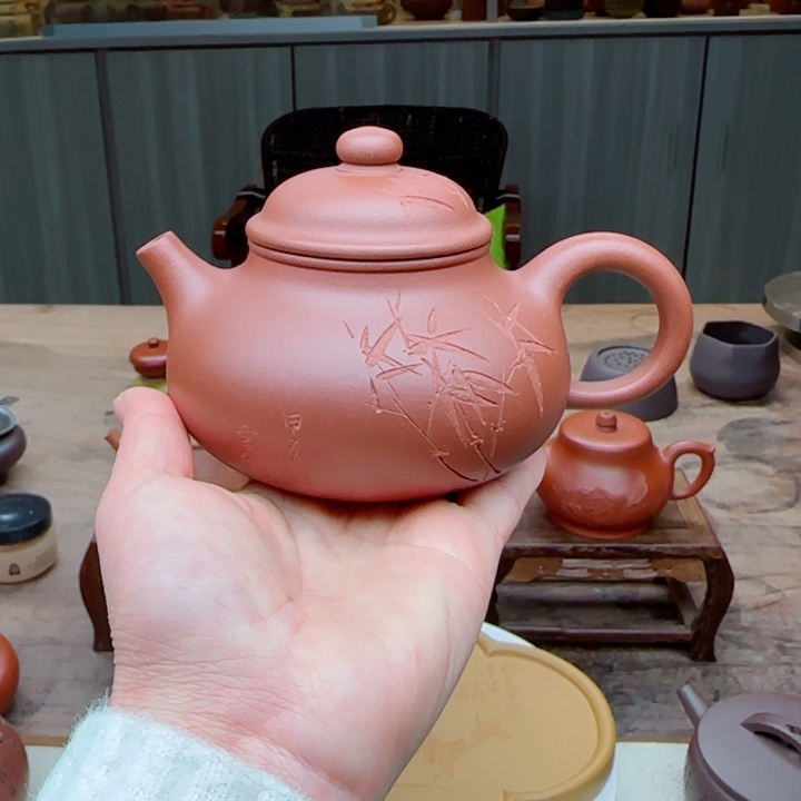 紫砂茶壶老清水249 c C夫妻作品