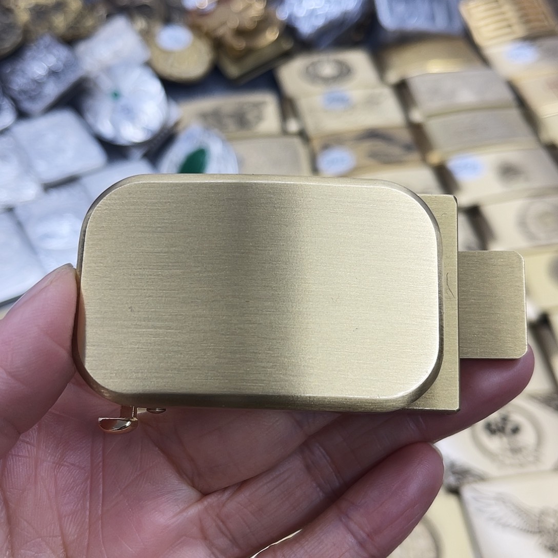 实心黄铜3.5宽自动扣