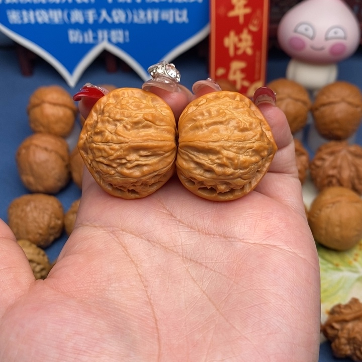 文玩核桃把件官帽
