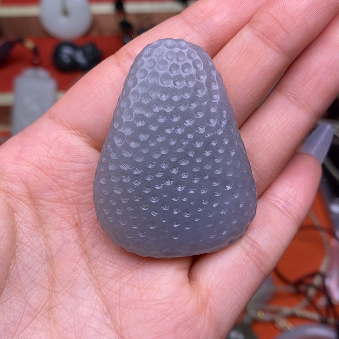 和田玉颈饰未镶嵌穿绳需备注