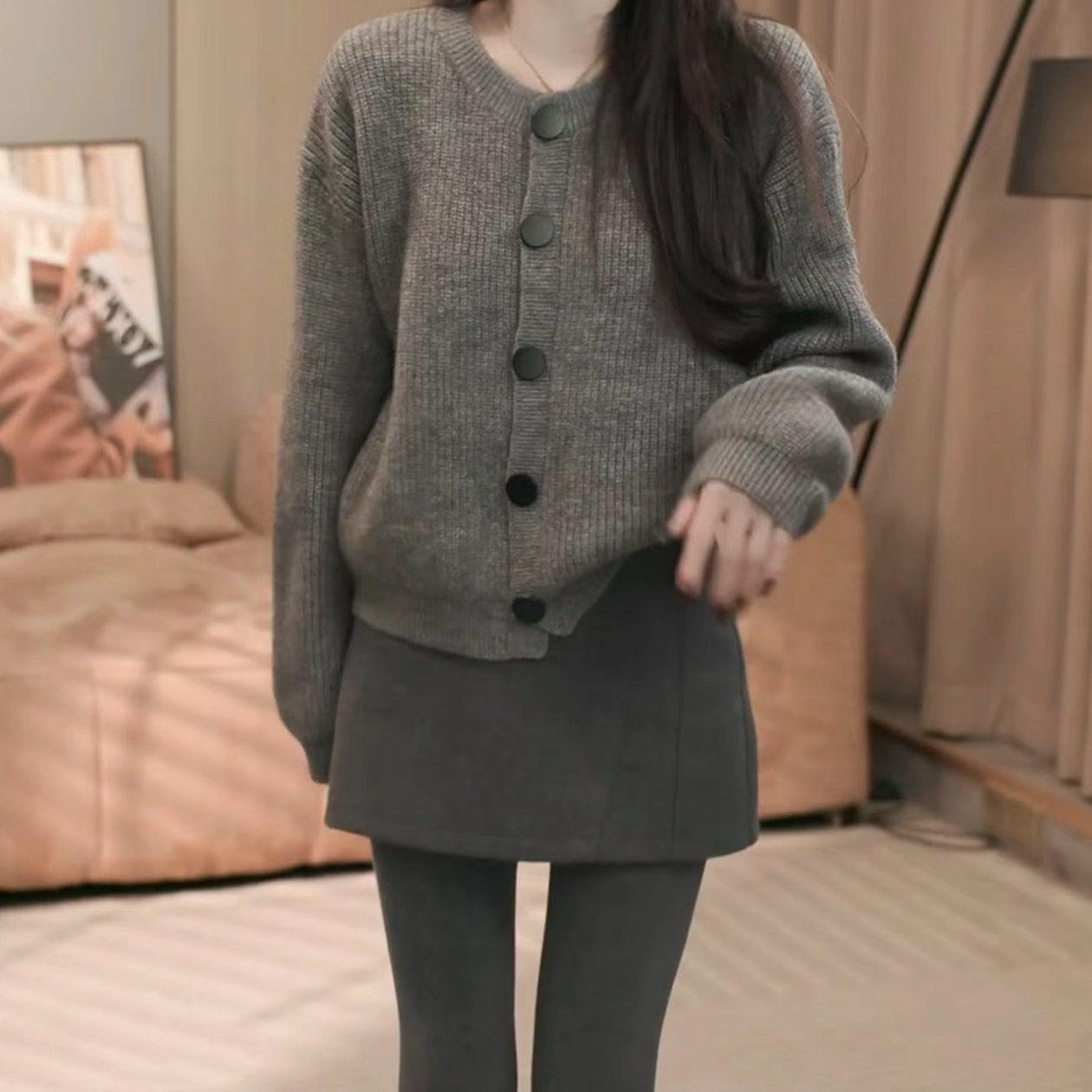 533665442灰色毛衣弢弢家优选专享链接H-68