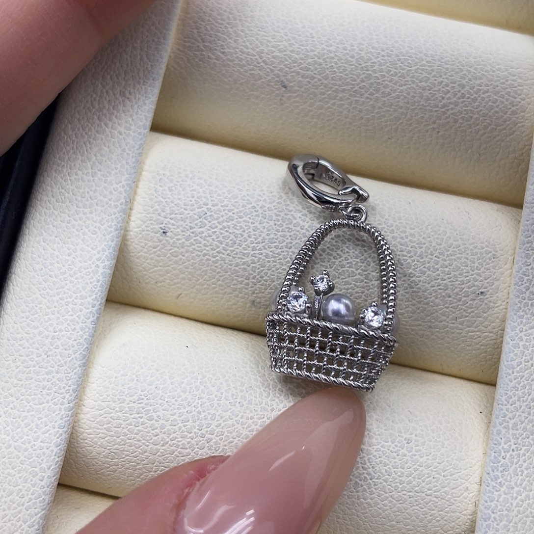 颈饰海水珍珠银S925镶嵌