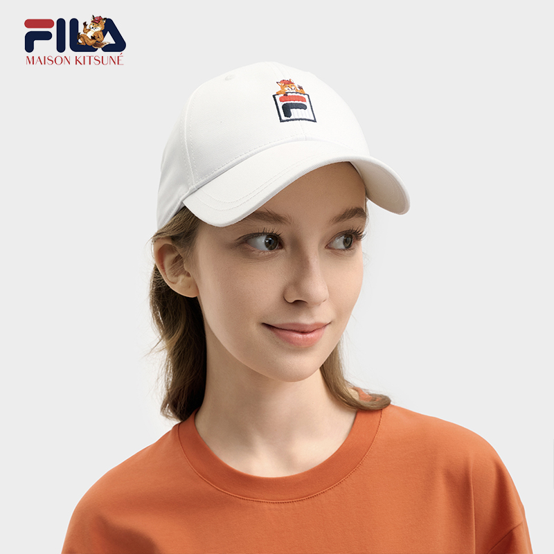 FILA/斐乐情侣款【小狐狸联名棒球帽】遮阳百搭运动帽子F13U529231F