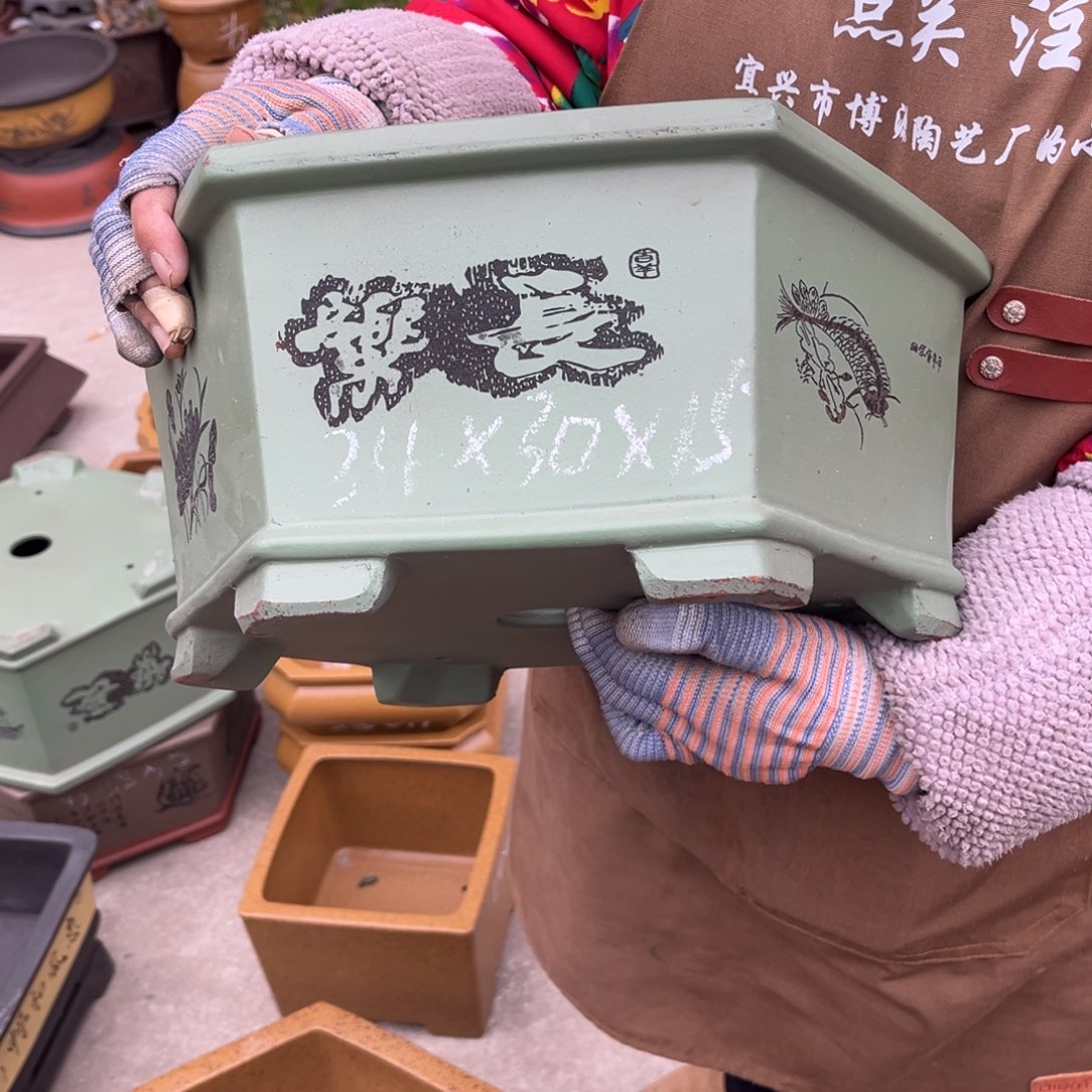 紫砂花盆盆景艺术