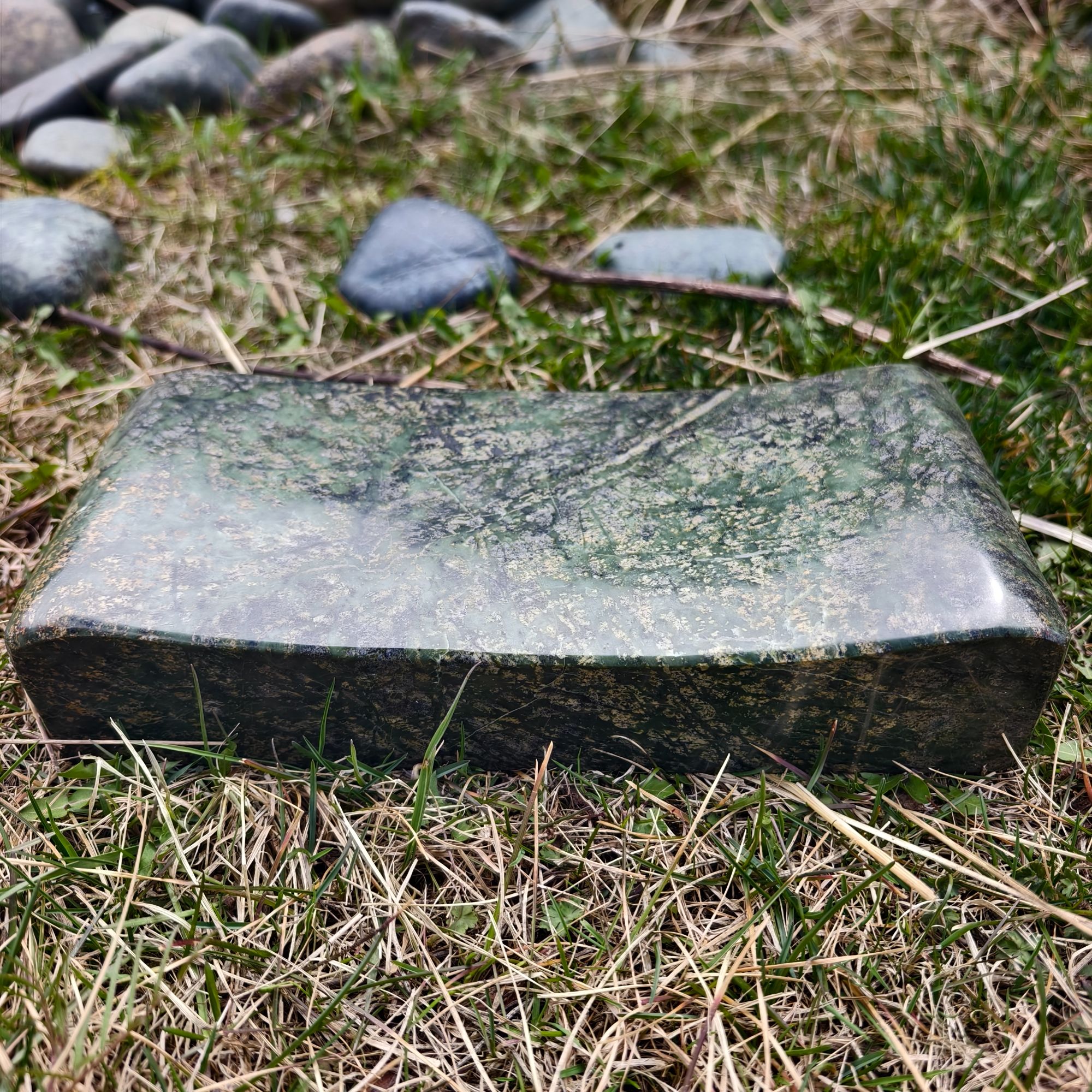 【茗草坊】西藏藏玉药王石枕头（多样性发货以直播间为准）