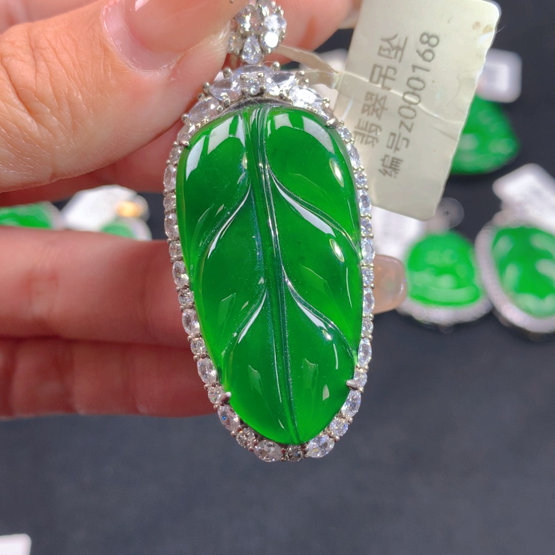 翡翠颈饰银S925镶嵌1111111111