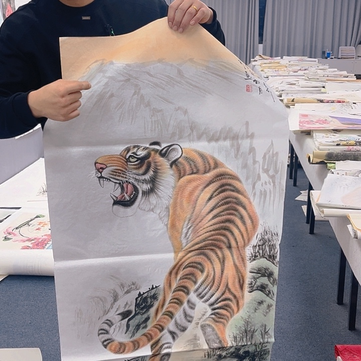 国画纯手绘字画宣纸