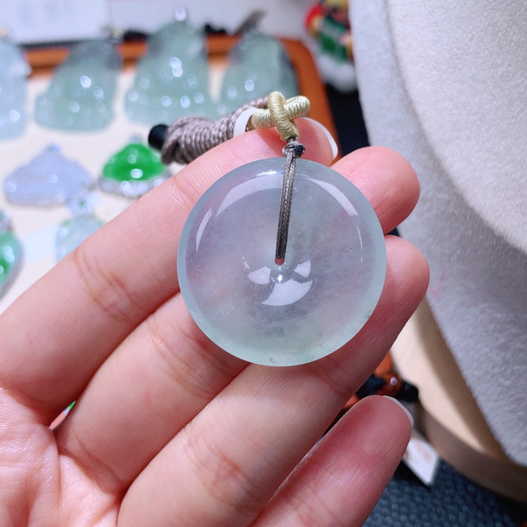 颈饰未镶嵌翡翠扣子31.2*5.8