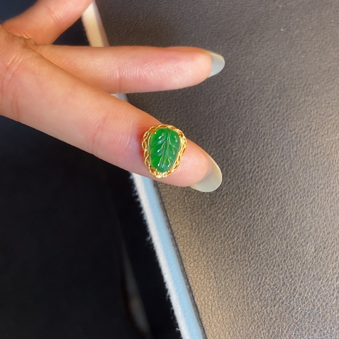 翡翠银S925镶嵌吊坠(不含链)