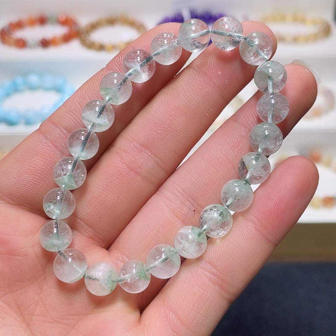 水晶手链未镶嵌翠幽灵8.8