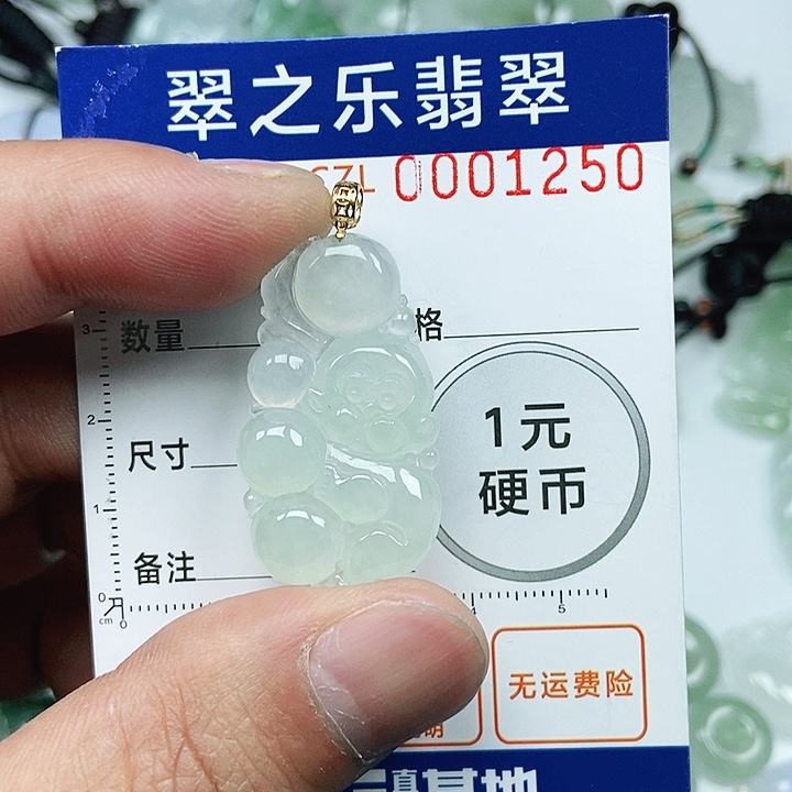 翡翠吊坠(不含链)未镶嵌宜****型