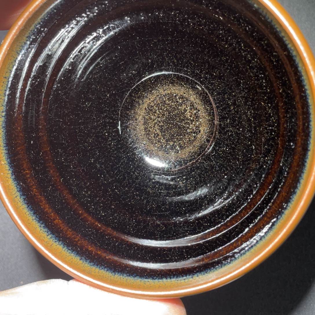 茶盏龙窑柴烧老黄甄选39