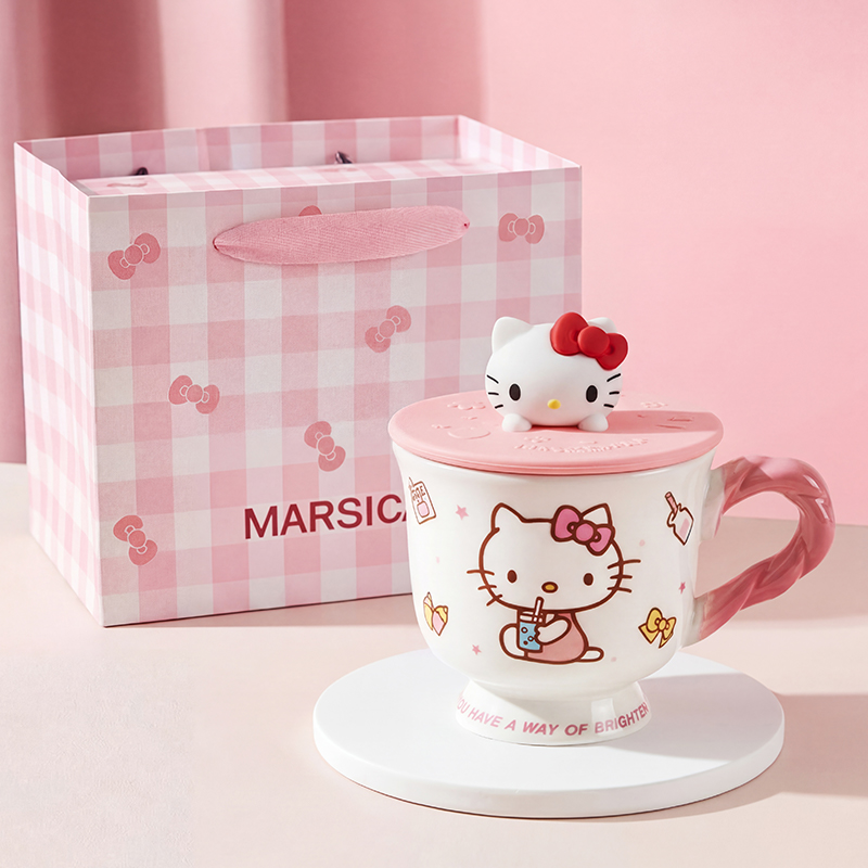 马克杯HelloKitty杯子生日礼物送女生咖啡杯水杯陶瓷杯家用可爱
