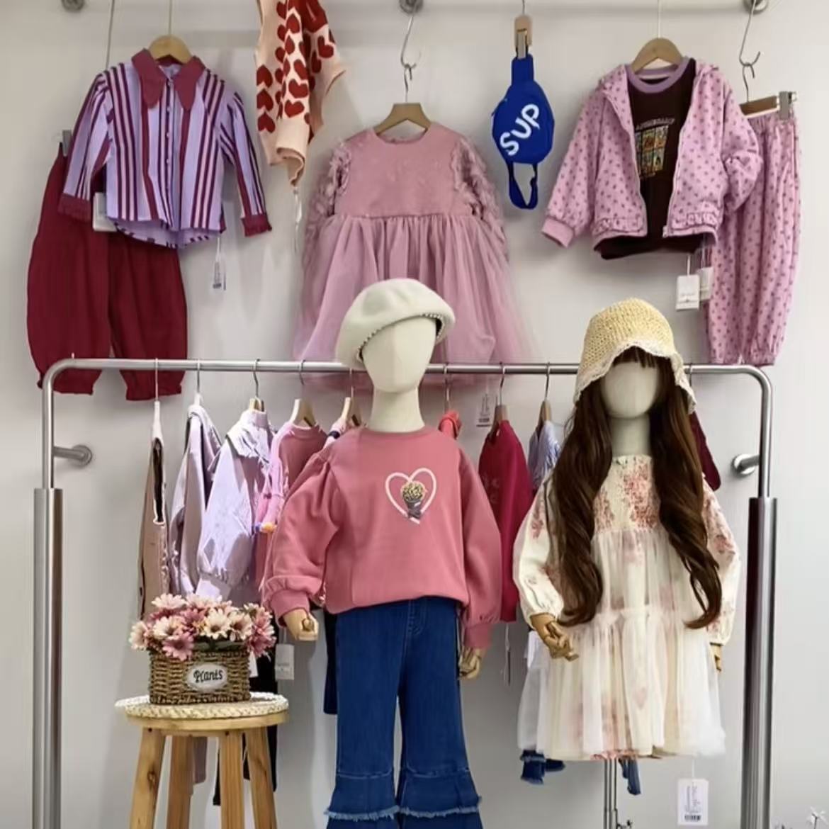 A5565#CYX-QM-B52690童装卡其裤子