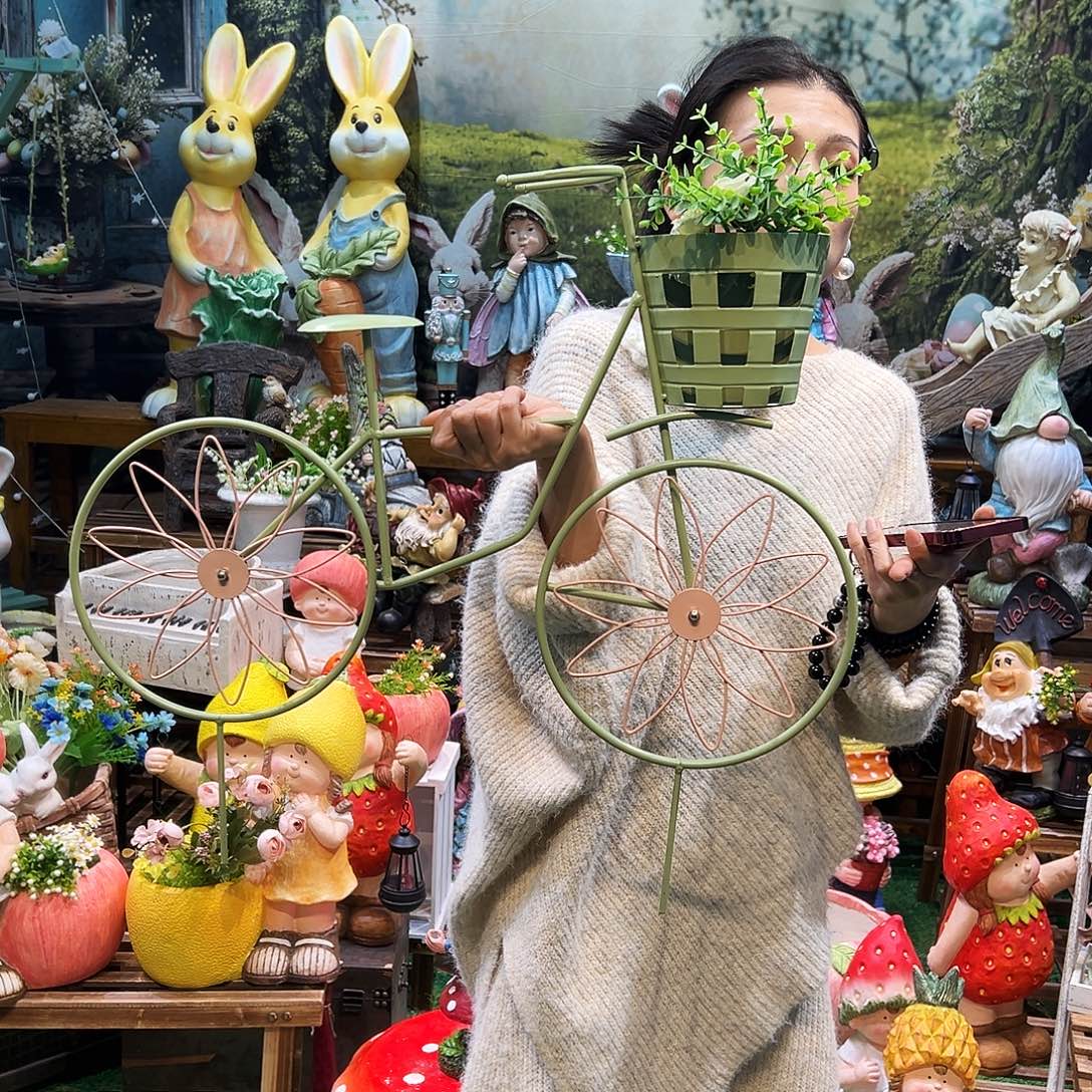 花园摆件红红火火