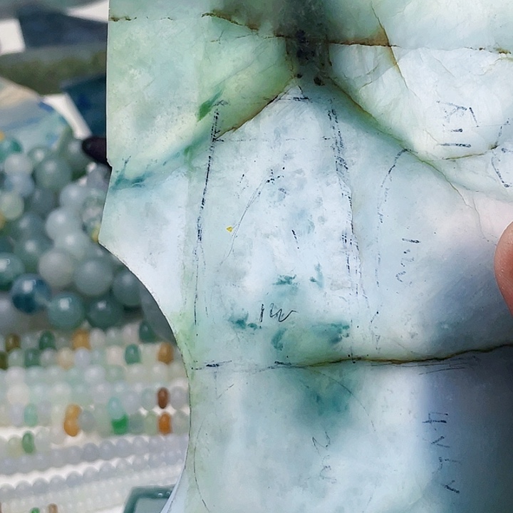 定制翡翠未镶嵌望*辰翡翠