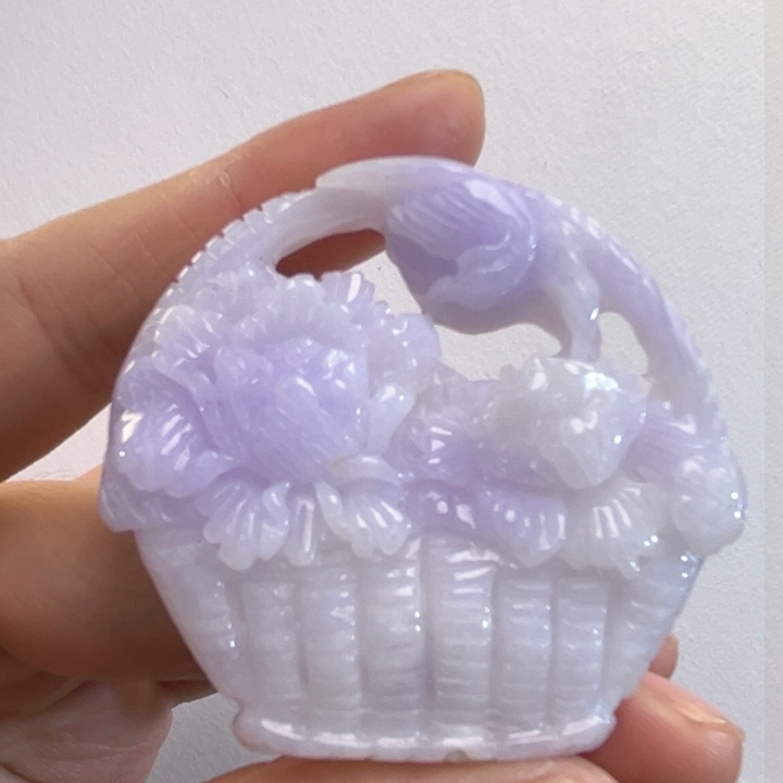 翡翠吊坠(赠链)未镶嵌代编织