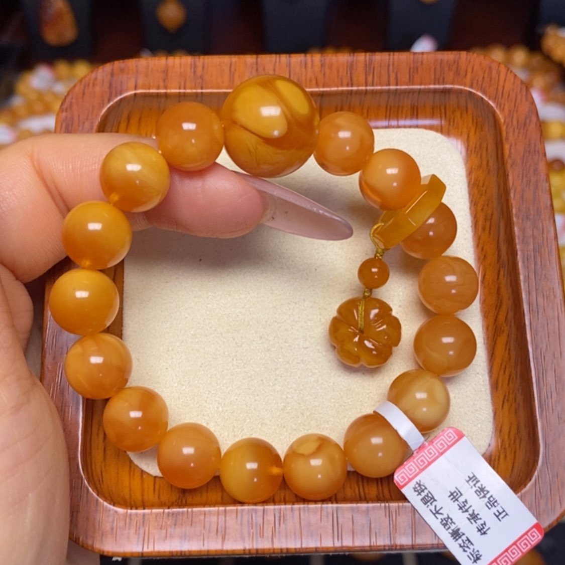 【闪购商品】蜜蜡手链未镶嵌手串