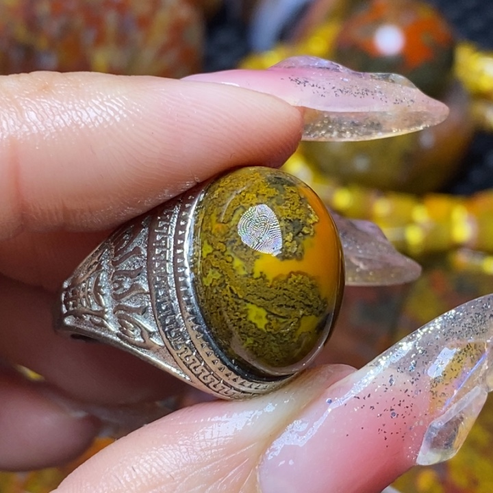 玛瑙/玉髓颈饰足银镀金镶嵌