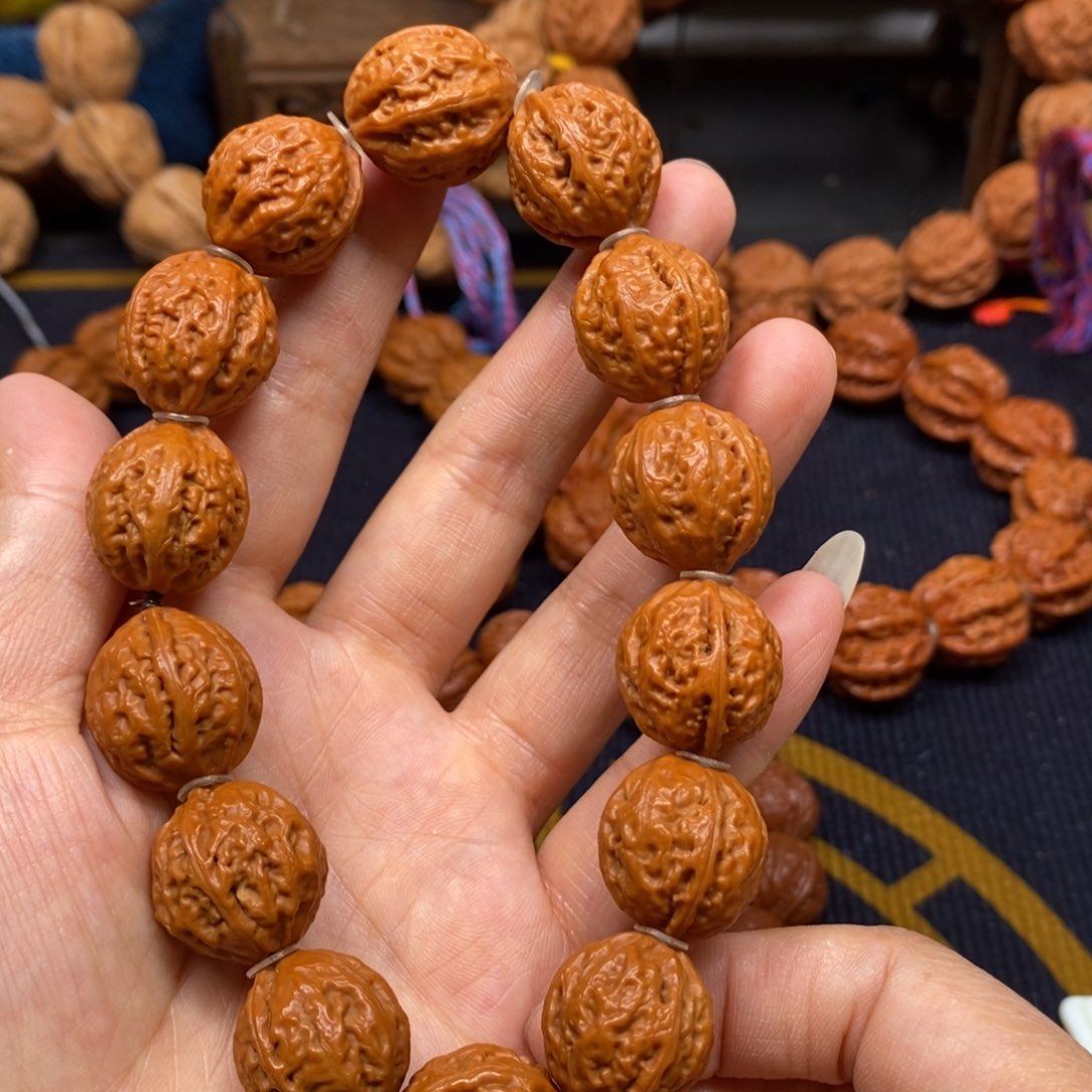 桃核手串小麒麟八棱