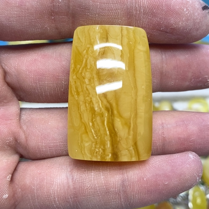 蜜蜡裸石未镶嵌吊坠