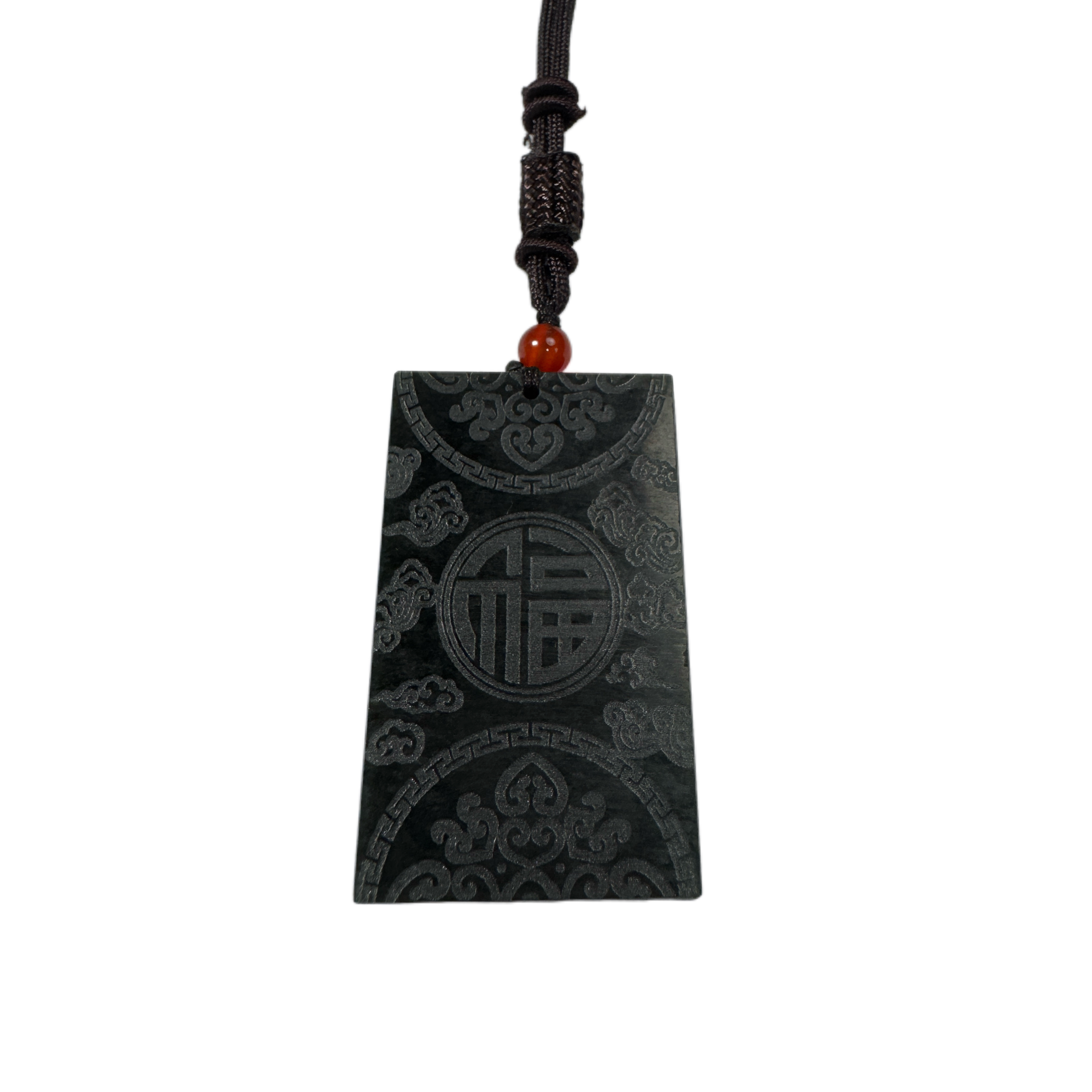 [姚琛专属`]高级和田玉祥云青玉福牌-JC-1A