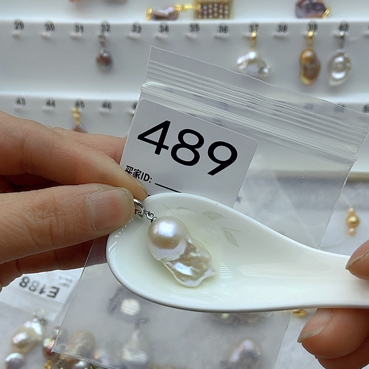 淡水珍珠颈饰银S925镶嵌