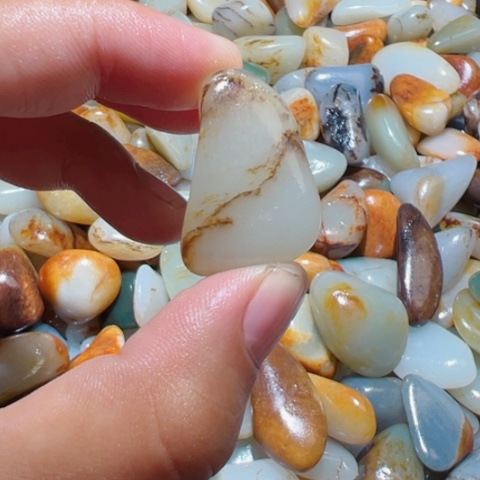 和田玉未镶嵌颈饰9克