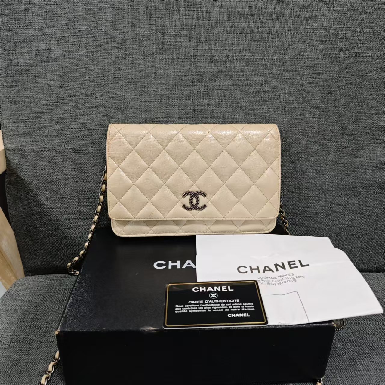 95新 Chanel/香奈儿 乱乱子中古/女士/单肩包/91660