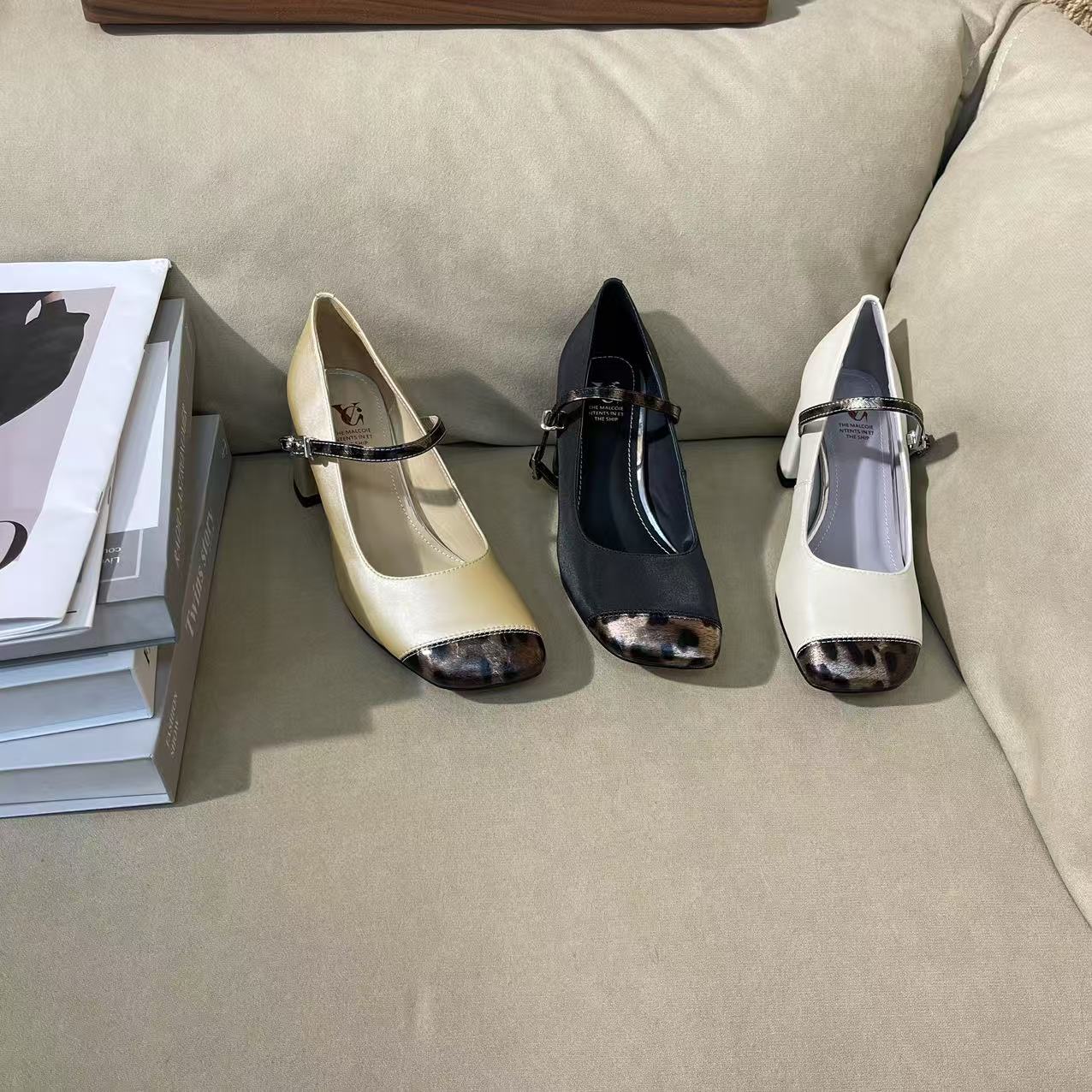 DJ时尚单鞋-A6100白色【羊皮】