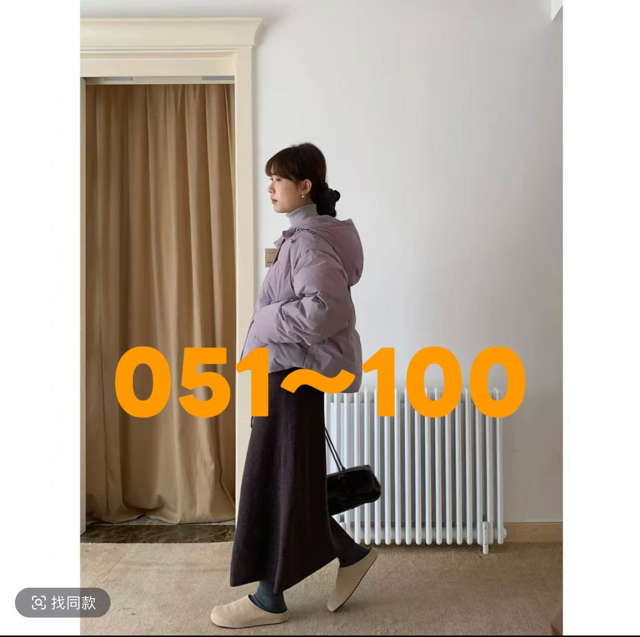 【 051-100】冬季棉服简约高品质重工棉服 外套专区