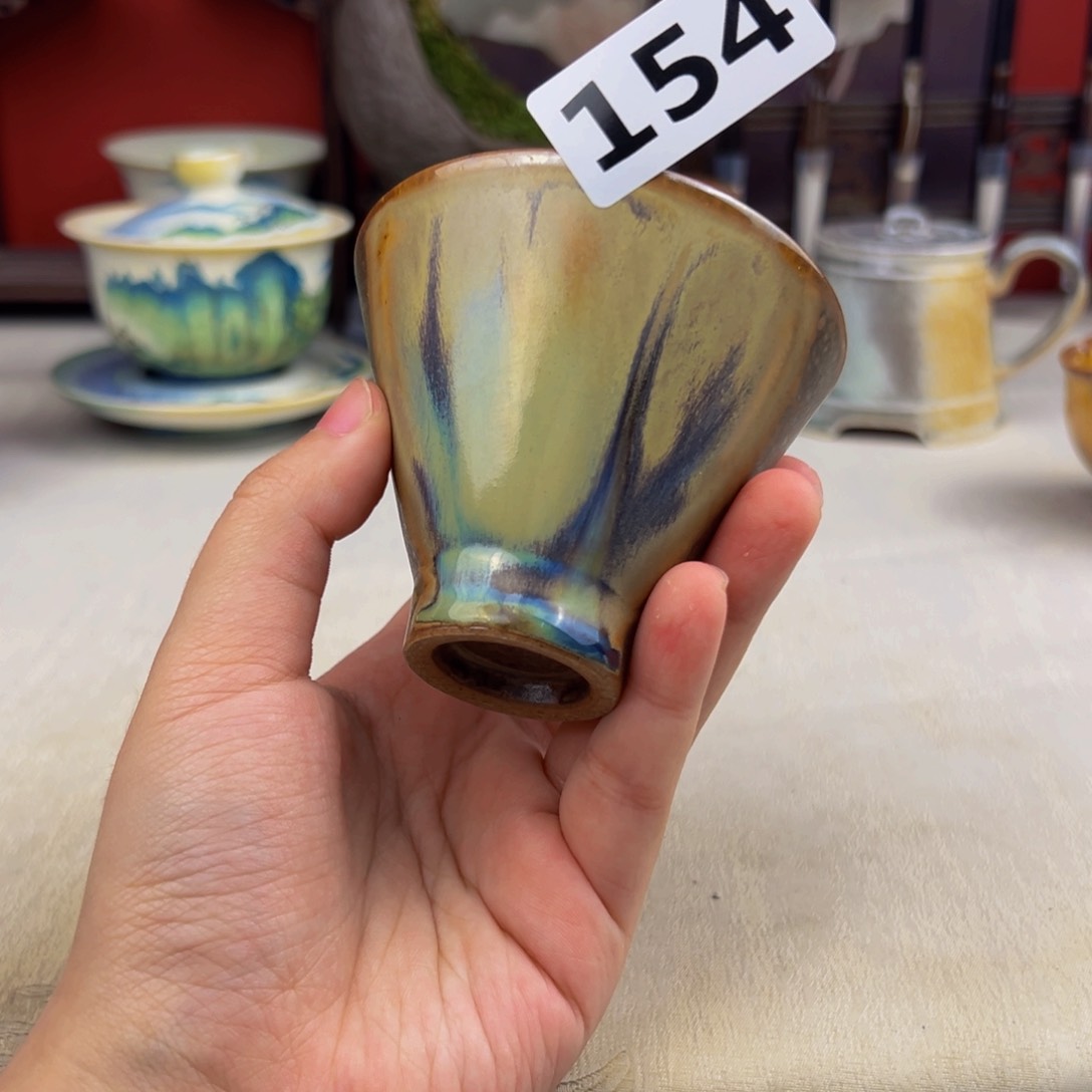 杯子纯手工柴烧主人杯