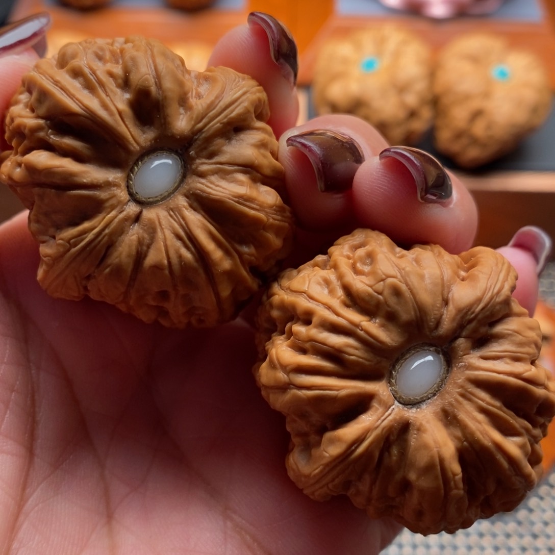 文玩核桃把件43尺寸平谷元宝