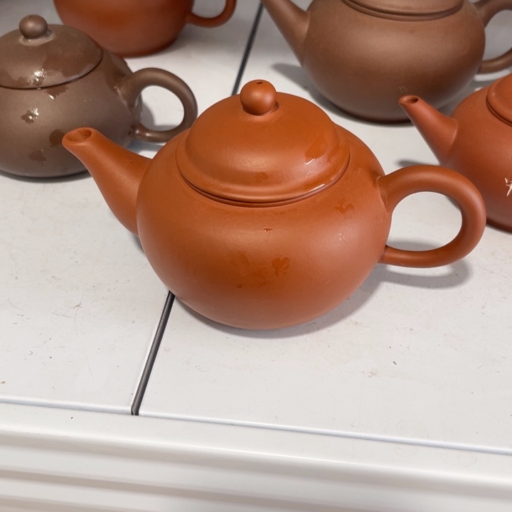 紫砂茶壶用****5红泥鸽嘴有瑕