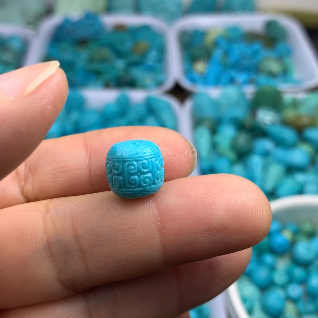 绿松石未镶嵌吊坠(不含链)