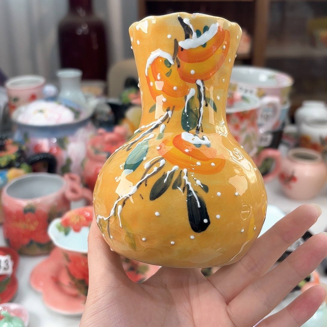 景德镇手绘高温釉下彩陶瓷茶具