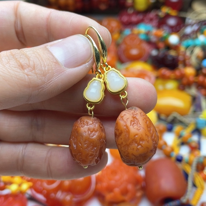 树脂制品51号设计款耳坠