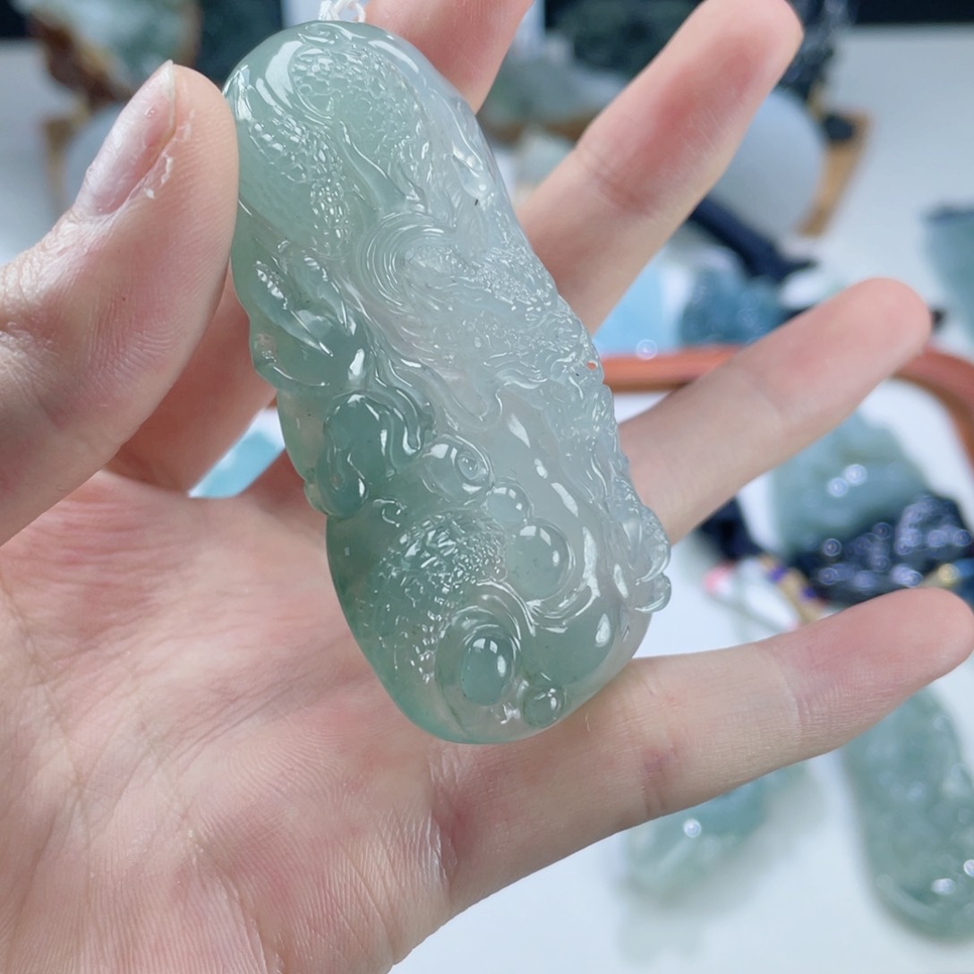 翡翠颈饰未镶嵌༺****ꪶ