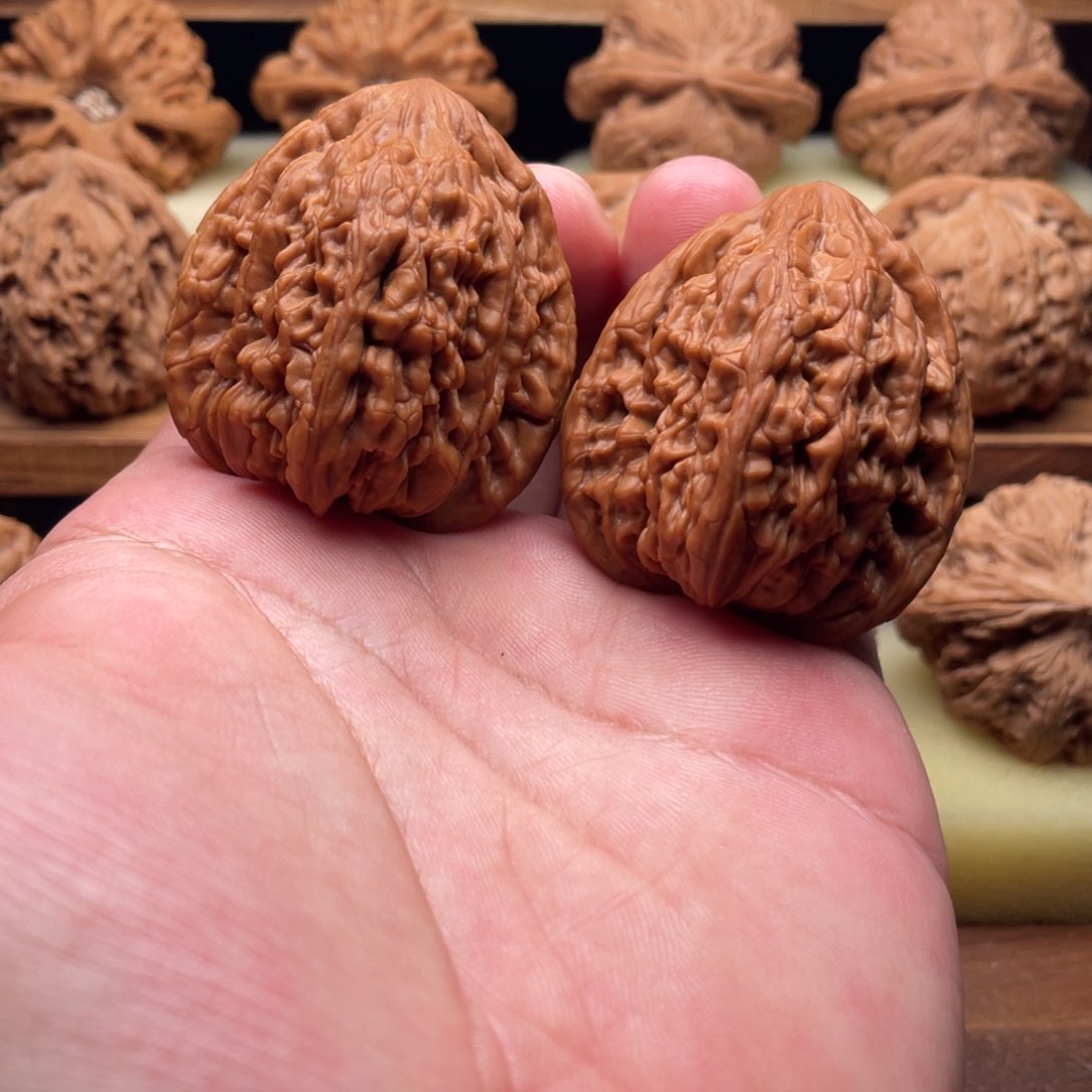 文玩核桃吊坠41精品虎头王