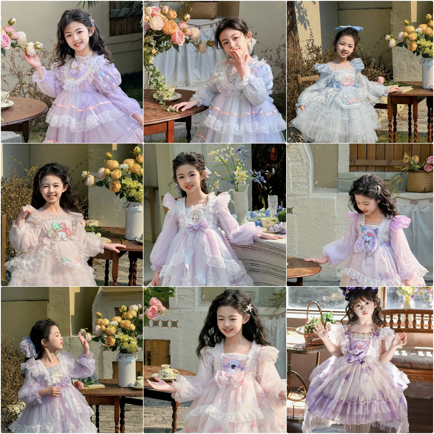 2025新款扣号链接丨高品质童装丨女童公主裙礼服洛丽塔