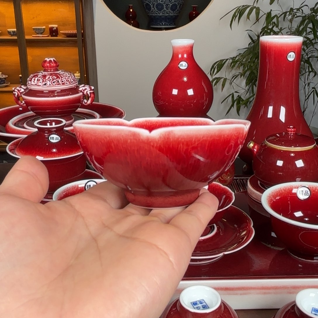 杯景德镇原矿郎红杯