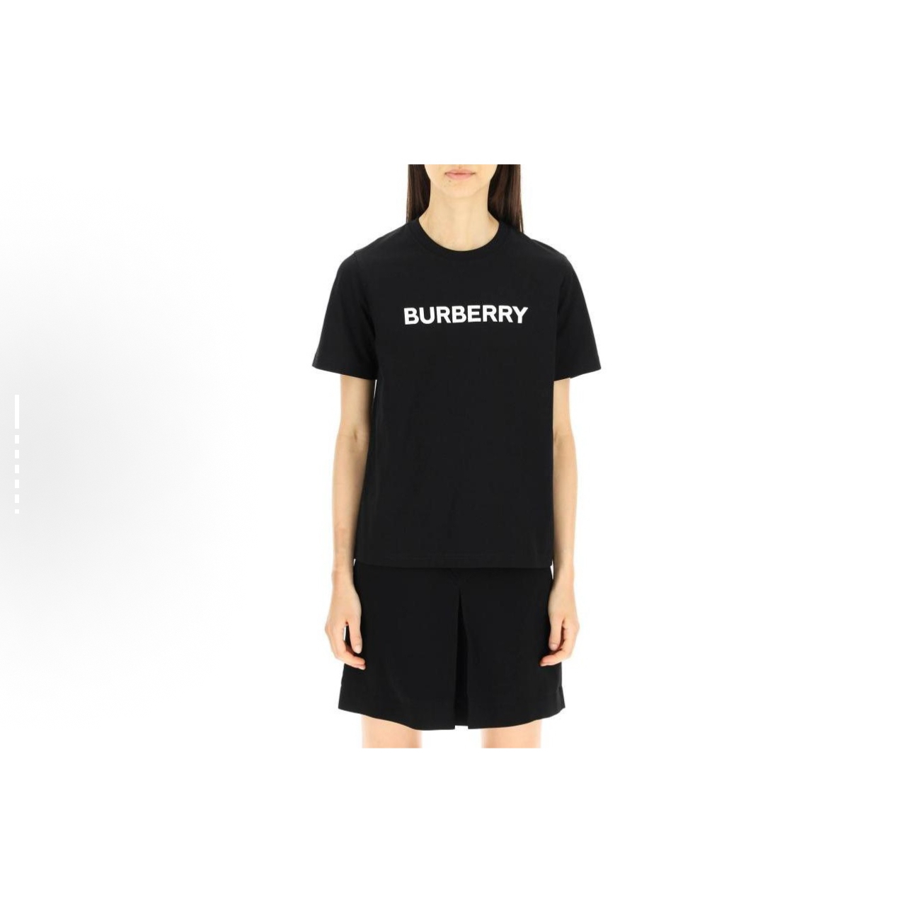 未拆封  Burberry博柏利  字母印花圆领套头合身短袖  常规T恤