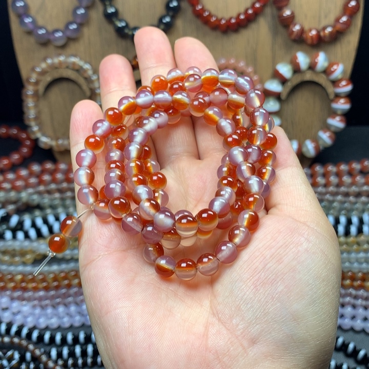 玛瑙/玉髓未镶嵌手链