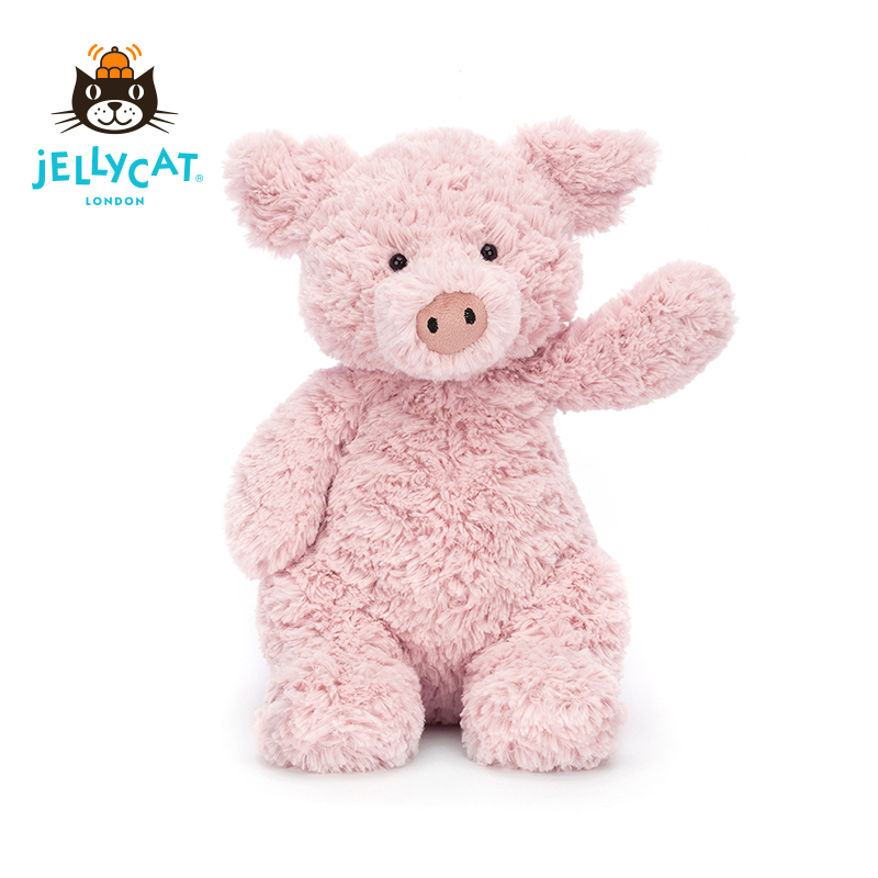 英国Jellycat粉色小猪柔软巴纳布斯公仔安抚毛绒玩具玩偶送礼