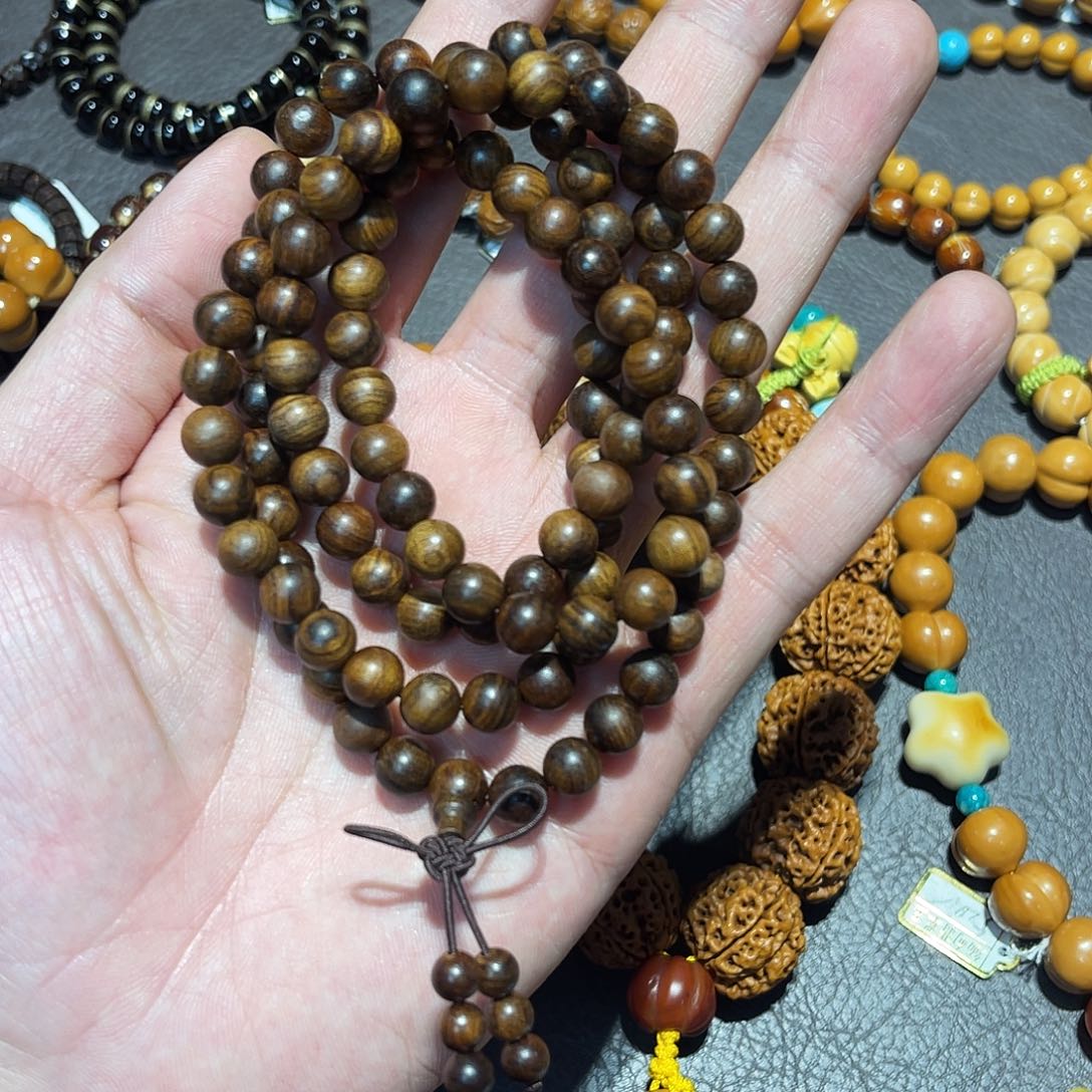 非洲檀香手串/手链天然全品非洲檀香108粒