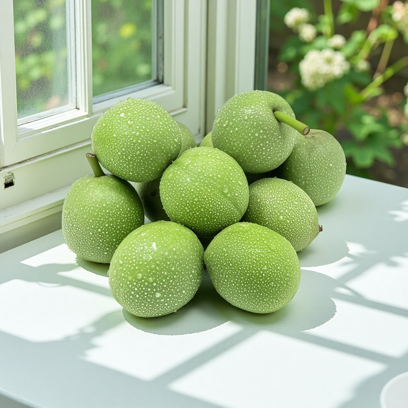 五台山新鲜去青皮湿核桃老树核桃健康水果孕妇专用