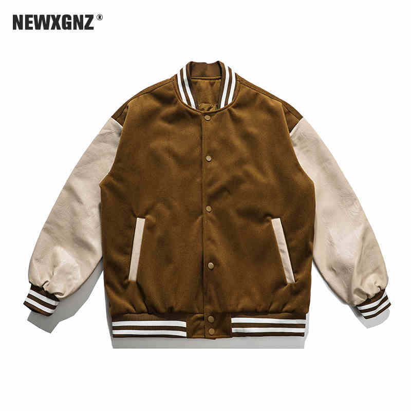 棒球服夹棉加厚棉春秋